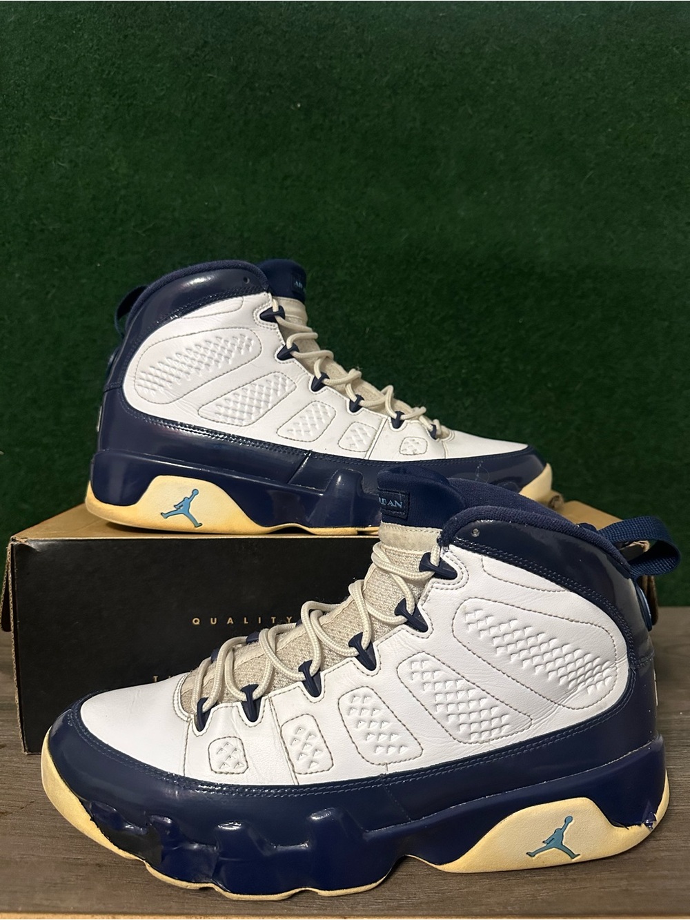 Jordan 9 Retro’ Pearl Blue’ Size 12